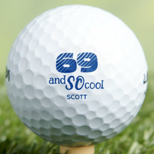 69e verjaardagscadeau voor hem Cool Funny Blue op Golfballen