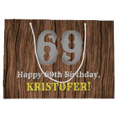 69ste verjaardag: Country Western geïnspireerd uit Groot Cadeauzakje (Achterkant)