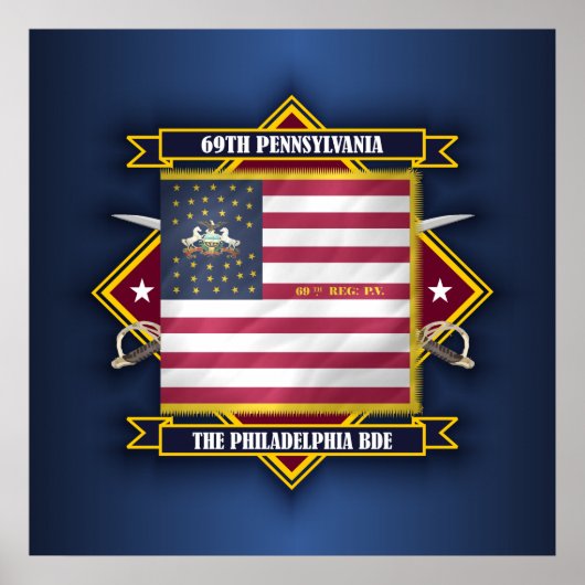 69th Pennsylvania Infantry Poster (Voorkant)