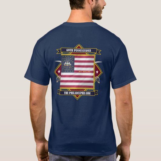 69th Pennsylvania Infantry T-shirt (Achterkant)