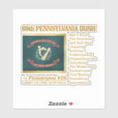 69th Pennsylvania Volunteer Infantry (BH) Sticker (Vel)