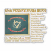 69th Pennsylvania Volunteer Infantry (BH) Sticker (Voorkant)