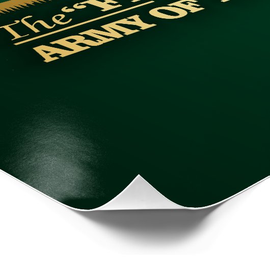 69th Regiment, Ierse Brigade (BH) Perfect Poster (Hoek)