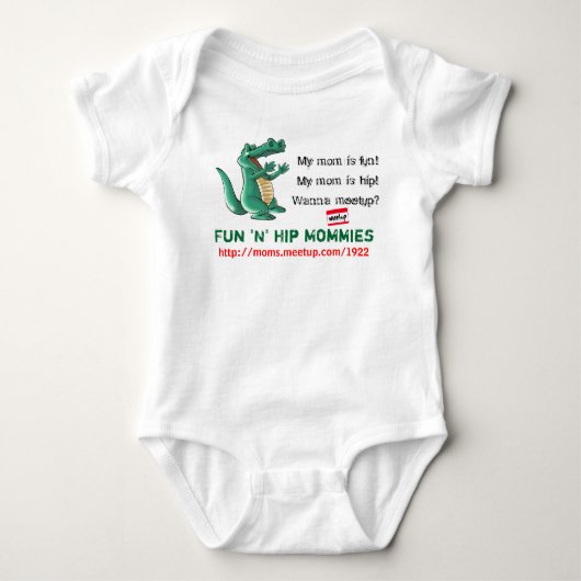 6-12 maanden Fun in Hip Moms Romper (Voorkant)
