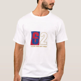 6-2 Onvergetelijke Score T-Shirt | Minimal Footbal