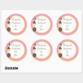 6 - 3"Favor Stickers Carnaval (Vel)