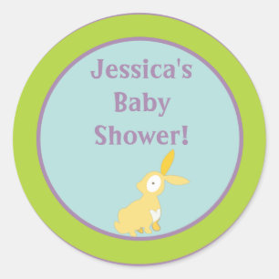 6 - 3" Favor Stickers Furry Woodland Animals