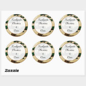 6 - 3"Favor Stickers Geisha (Vel)