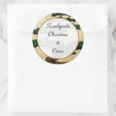 6 - 3"Favor Stickers Geisha (Tas)