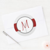 6 - 3" Favor Stickers Lady Bug op paardenbloem roo (Envelop)