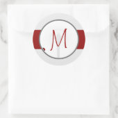 6 - 3" Favor Stickers Lady Bug op paardenbloem roo (Tas)