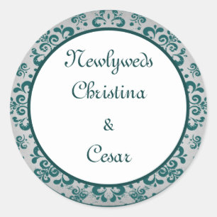 6 - 3" Favor Stickers Nacht in Nederland