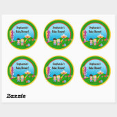 6 - 3" Favor Stickers Snoep Landijs (Vel)