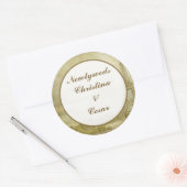 6 - 3" Favor Stickers Vintage Parijs (Envelop)