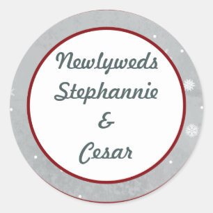 6 - 3" Favor Stickers White Tree