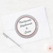 6 - 3" Favor Stickers White Tree (Envelop)