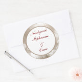 6 - 3"Favor Stickers Wintervervaging (Envelop)