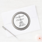 6 - 3" Favor Stickers Zwart Eiffeltoren (Envelop)
