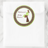 6 - 3" Favoriet Stickers Green Mod Mom Polka Dots (Tas)