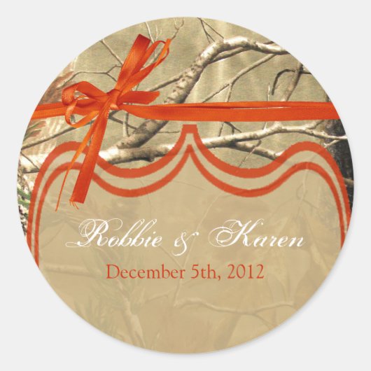 6 - 3" Favoriet Stickers Jagers Camoflouge Camo Or (Voorkant)