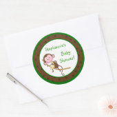 6 - 3" Favoriet Stickers Monkey Swing Oerwoud Safa (Envelop)