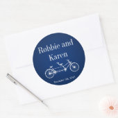 6 - 3 "Favoriet Stickers Whimsical Navy Double Bik (Envelop)