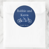 6 - 3 "Favoriet Stickers Whimsical Navy Double Bik (Tas)