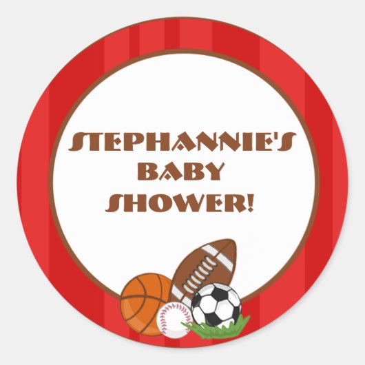 6 - 3" Favoriete Stickers All-Star Red (Voorkant)