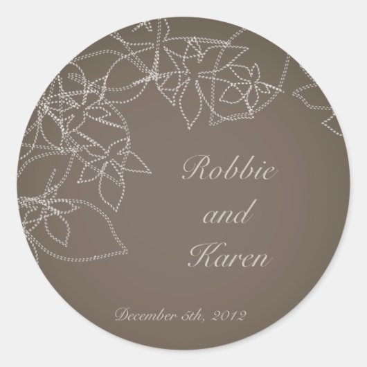 6 - 3" Favoriete Stickers Herfst Bloemen Herfst Gr (Voorkant)