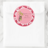 6 - 3" Favoriete Stickers Roze Hawaiiaanse Luau Tr (Tas)