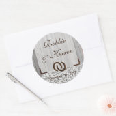 6 - 3" Geef de voorkeur aan Stickers Hoefijzers op (Envelop)