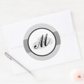 6 - 3"gunst Stickers zijn/hers diamanten bruiloft  (Envelop)