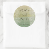 6 - 3-inch Favor Stickers Floral Antiek (Tas)