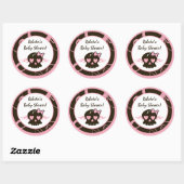 6 - 3-inch favoriete Stickers Girly Pink Punk sche (Vel)