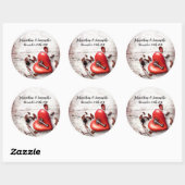 6 - 3-inch favoriete Stickers op de lange afstand  (Vel)