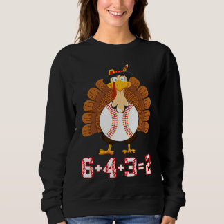 6+4+3 2 Baseball Turkey Thanksgiving 643 double pl Trui