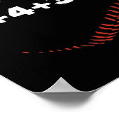 6+4+3=2 Tweevoudige Baseball Player Gift Baseball Poster (Hoek)