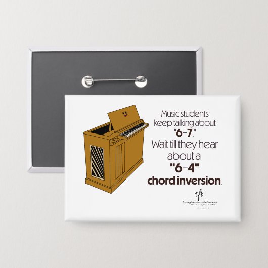 6-4 Chord Inversion Button (Voorkant / Achterkant)