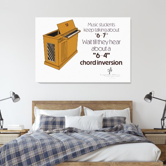 6-4 Chord Inversion Canvas Afdruk (Insitu (Slaapkamer))