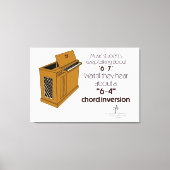 6-4 Chord Inversion Canvas Afdruk (Voorkant)