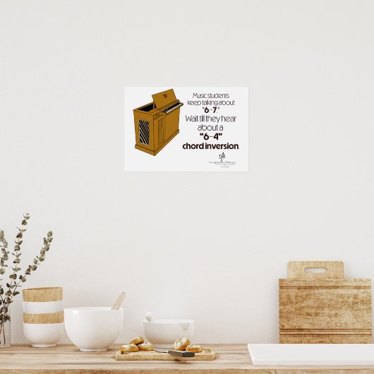 6-4 Chord Inversion Poster (Keuken)