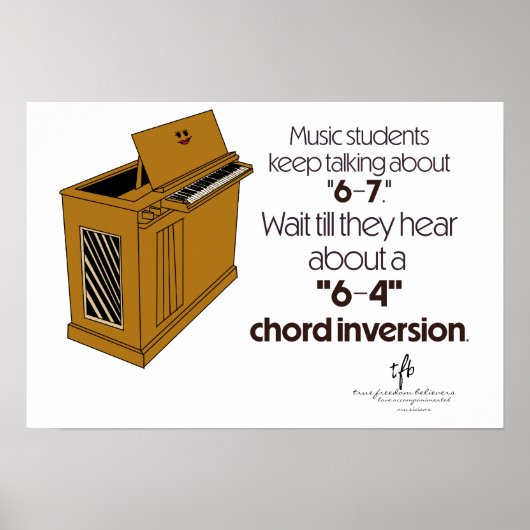 6-4 Chord Inversion Poster (Voorkant)