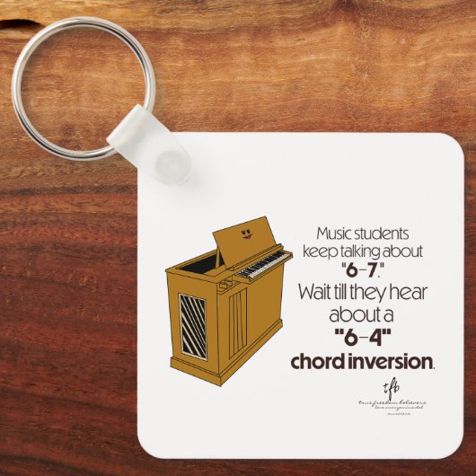 6-4 Chord Inversion Sleutelhanger (Voorkant)
