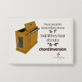 6-4 Chord Inversion SPECIAL Off-White Button (Voorkant)