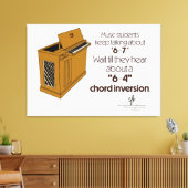 6-4 Chord Inversion SPECIAL Off-White Canvas Afdruk (Insitu (Woonkamer))
