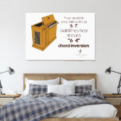 6-4 Omkering van Akkoord SPECIAL Off-Wit Canvas Afdruk (Insitu (Slaapkamer))