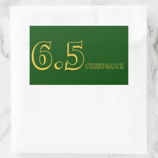 6.5 Creedmoor Ammo Sticker (Tas)