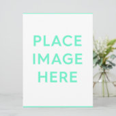 6,5 inch x 8,75 inch flat Kaart (Staand voorkant)