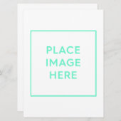 6,5-inch x 8,75-inch flatscreen-Kaart Aankondiging (Voorkant / Achterkant)