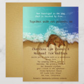 6,5 x 8,75-inch Beach Wedding Invitation Kaart (Voorkant / Achterkant)